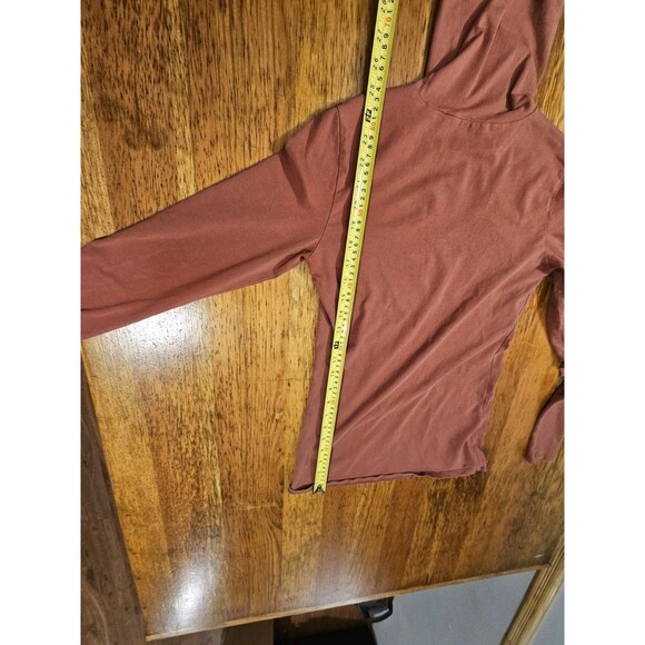 Peruvian Connection Extreme T-Neck Small Whiskey Orange Turtleneck Pima Cotton - Picture 6 of 11